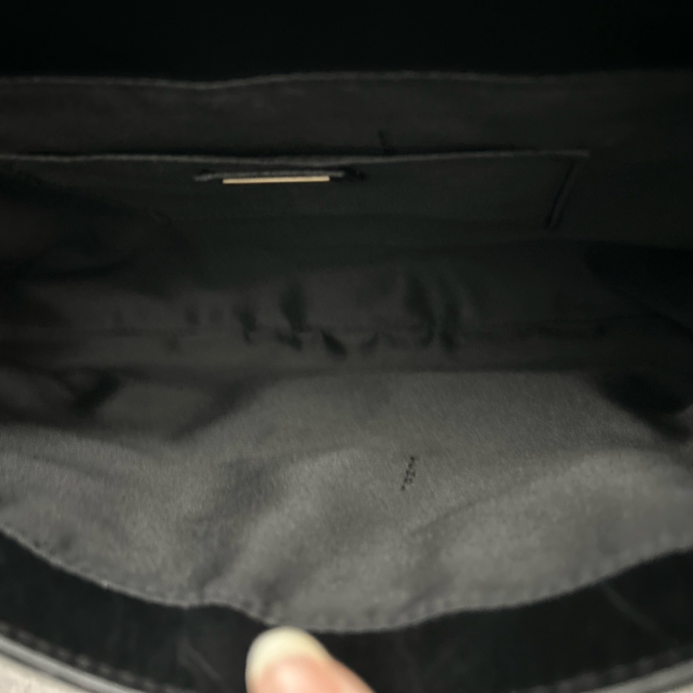 ❗️SOLD❗️ FENDI Y2K Grande Tuc Nero Black Leather Gold Lock Bag - Picture 9 of 12